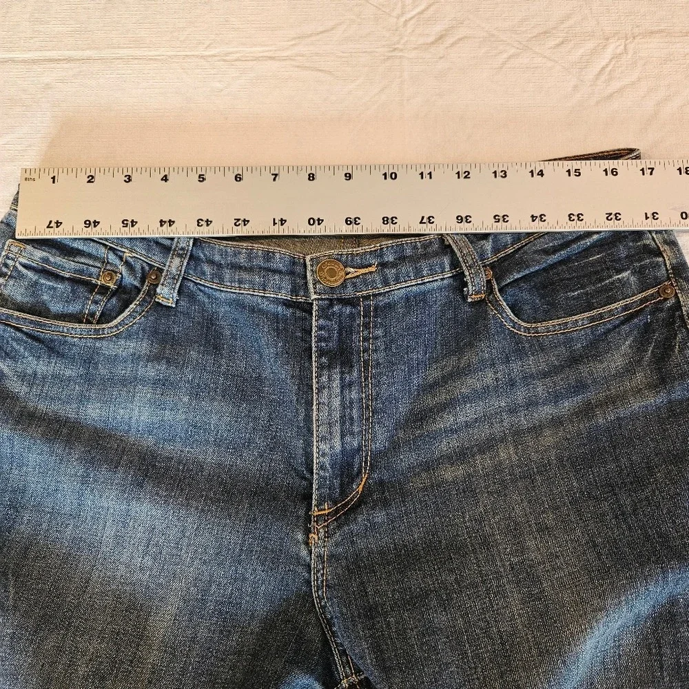 Seven 7 Premium Denim Jeans‎ Flare Dark Wash Women's Classic Style